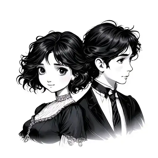 Howl and Sophie, Howl's Moving Castle tattoo design idea