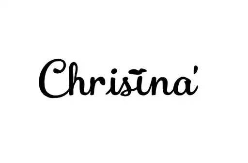 "Christina " tattoo design idea