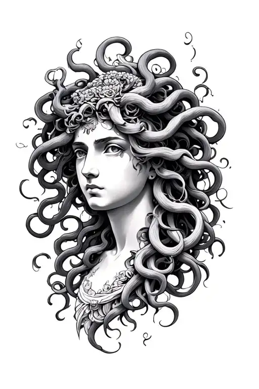 medusa greek mythology inspired tattoo tattoo design idea