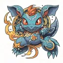 pokemon tattoo design idea