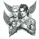 Victor and Jace from Arcane tattoo design idea