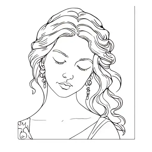 madonna tattoo design idea