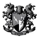 Evans family crest  tattoo design idea