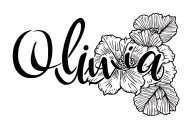 Olivia name tattoo tattoo design idea