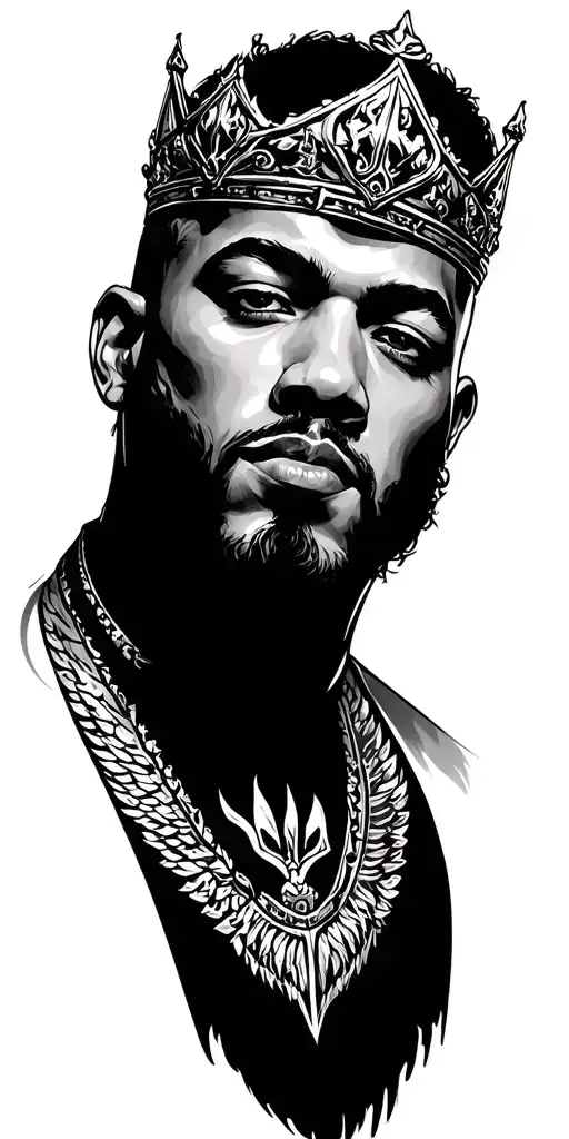 king von , oblock , chicago , otf tattoo design idea