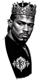 king von , oblock , chicago , otf tattoo design idea