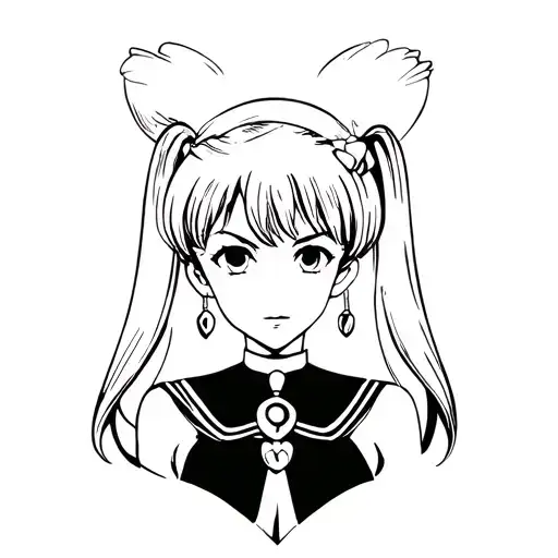 Sailor Moon tattoo design idea
