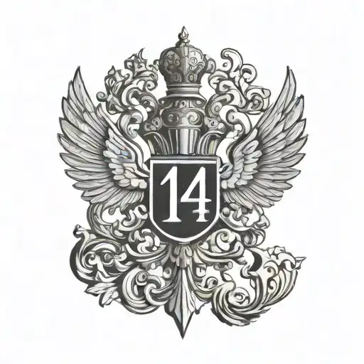 I want it to be religious, I am Russian orthodox. I want my parents birth year on it 1975. I want my numerology number 4 tattoo design idea