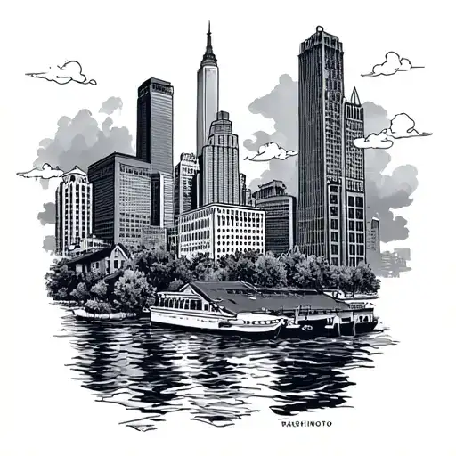 brooklyn, cleveland, washington, dc tattoo design idea
