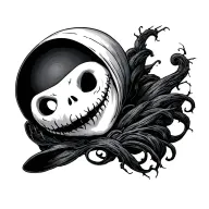 Nightmare Before Christmas tattoo design idea