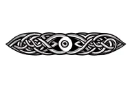 Celtic ouroboros tattoo design idea