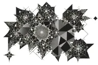 fractal equation forming tattoo design idea