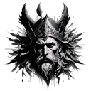 Damocles tattoo design idea