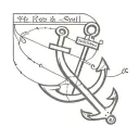 cross and anchor with the verse "he restores my soul" in a minimalist and feminine way  tattoo design idea