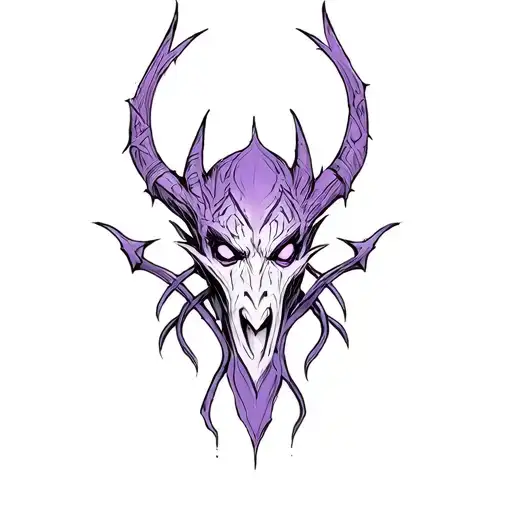 Slaanesh tattoo design idea