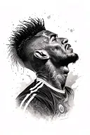 Neymar Jr tattoo design idea