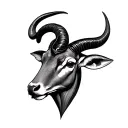 Capricorn Taurus tattoo design idea
