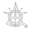Disney's Pocahontas Compass tattoo design idea