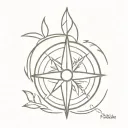 Disney's Pocahontas Compass tattoo design idea