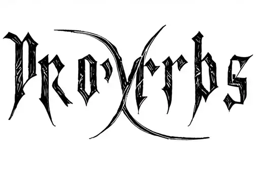 “Proverbs” tattoo design idea