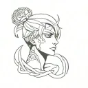 corazon one piece tattoo design idea