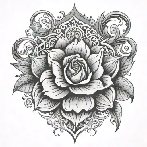 new beginnings strength tattoo design idea
