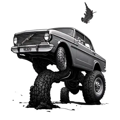 Volvo tattoo design idea