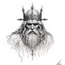 leper king tattoo design idea