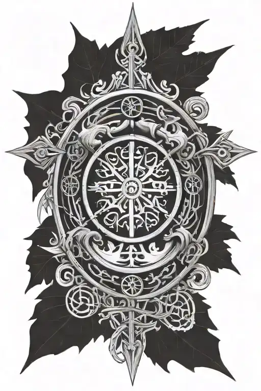 Yenuka, born in 17th of November 1993, Sign Leo, and like scorpion. Need vegvisir, yggdrasil, aegishjalmur, runes from v tattoo design idea