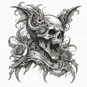 even if I die screaming, and I hope you hear it tattoo design idea