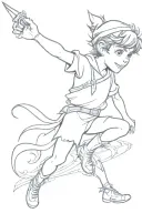 Peter Pan tattoo design idea