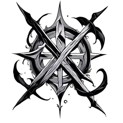 Bind Runes tattoo design idea