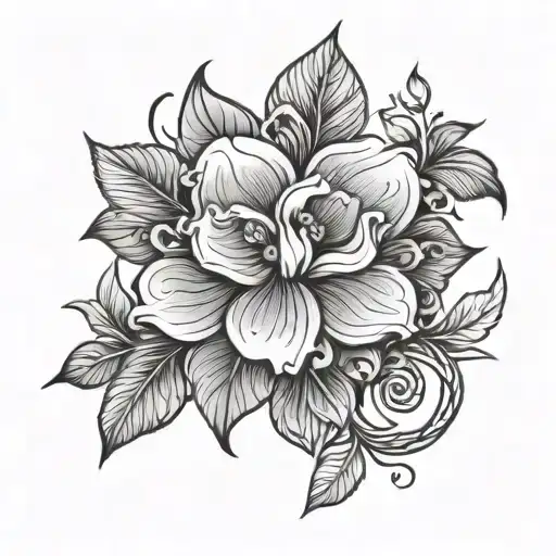 A single line that attracts success, luck and health! tattoo design idea