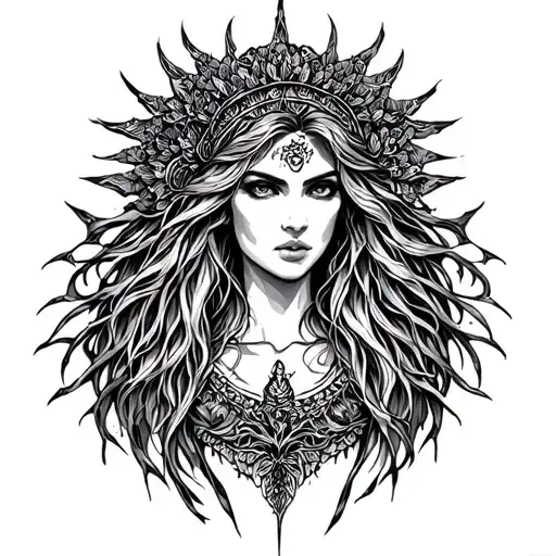 Freya goddess hidden meaning tattoo design idea