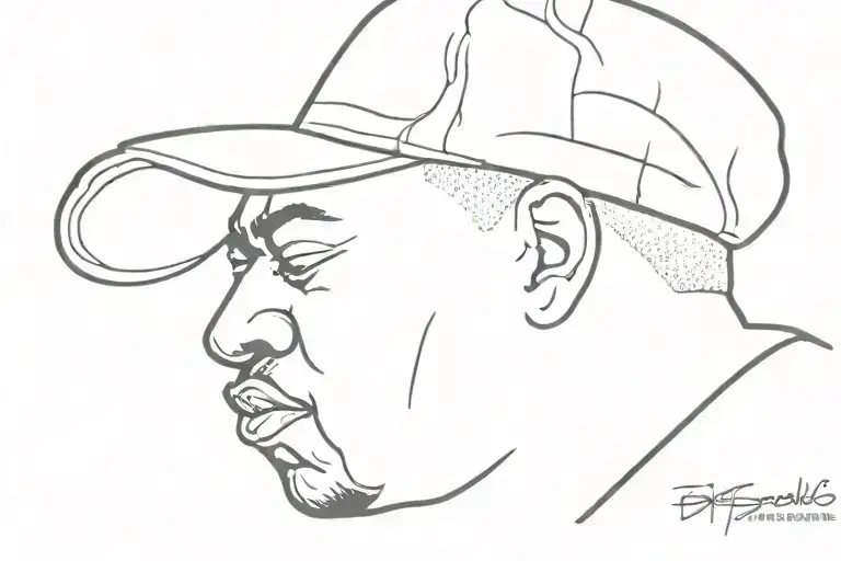 biggie smalls tattoo design idea