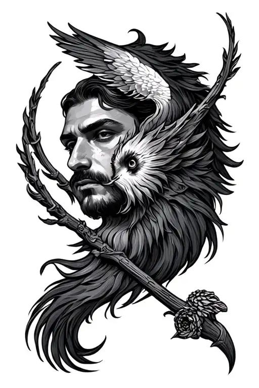 loyalty, family, respect tattoo design idea