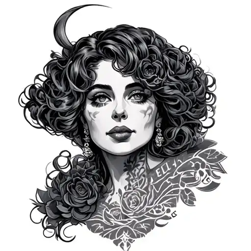 Ethel Cain pervert tattoo design idea