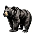 California Bear tattoo design idea