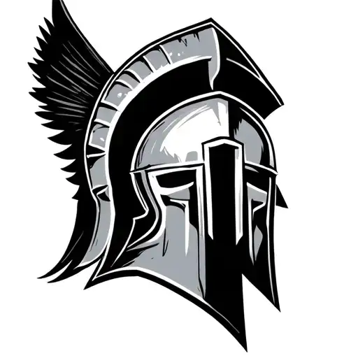 Spartan tattoo design idea