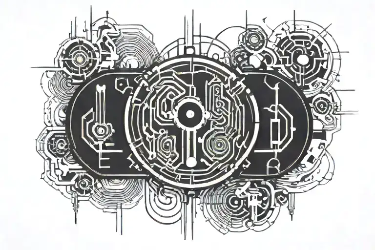 may your heart be your guiding key tattoo design idea