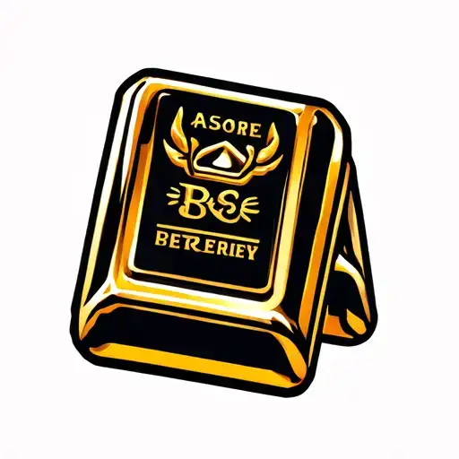 gold bars tattoo design idea
