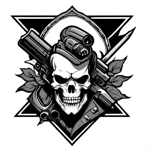 Gunner tattoo design idea