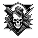 Gunner tattoo design idea
