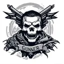 Gunner tattoo design idea