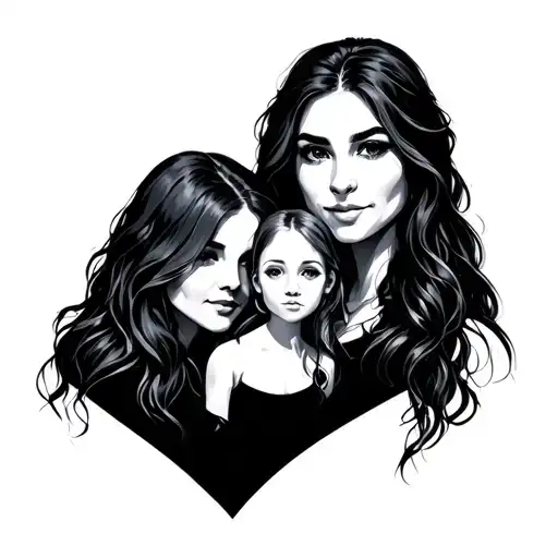 Family Protector tattoo design idea