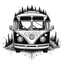 Magic Bus into the wild tattoo design idea