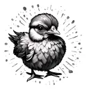 Chick tattoo design idea