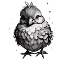 Chick tattoo design idea