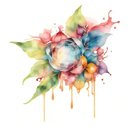 blood type and rhesus factor in sight tattoo design idea