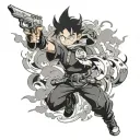 Anime, Mob 100, FireForce-benimaru, BlackClover-charmy  tattoo design idea
